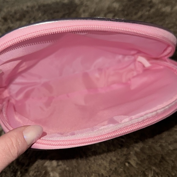 Glittery Silver Cosmetic Bag - Picture 5 of 5